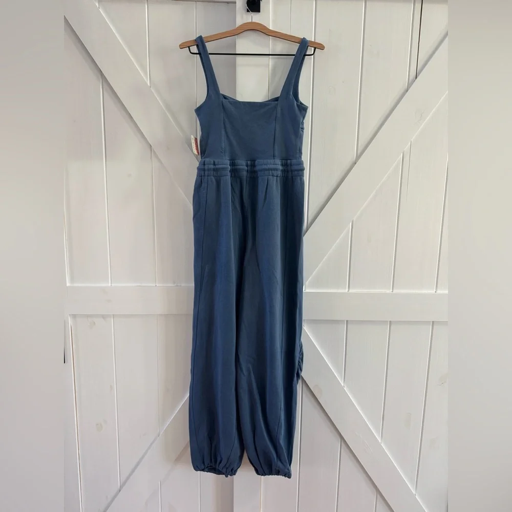 FP Movement by Free People Inbound Jumpsuit in Skyline Misty Blue - Picture 8 of 9